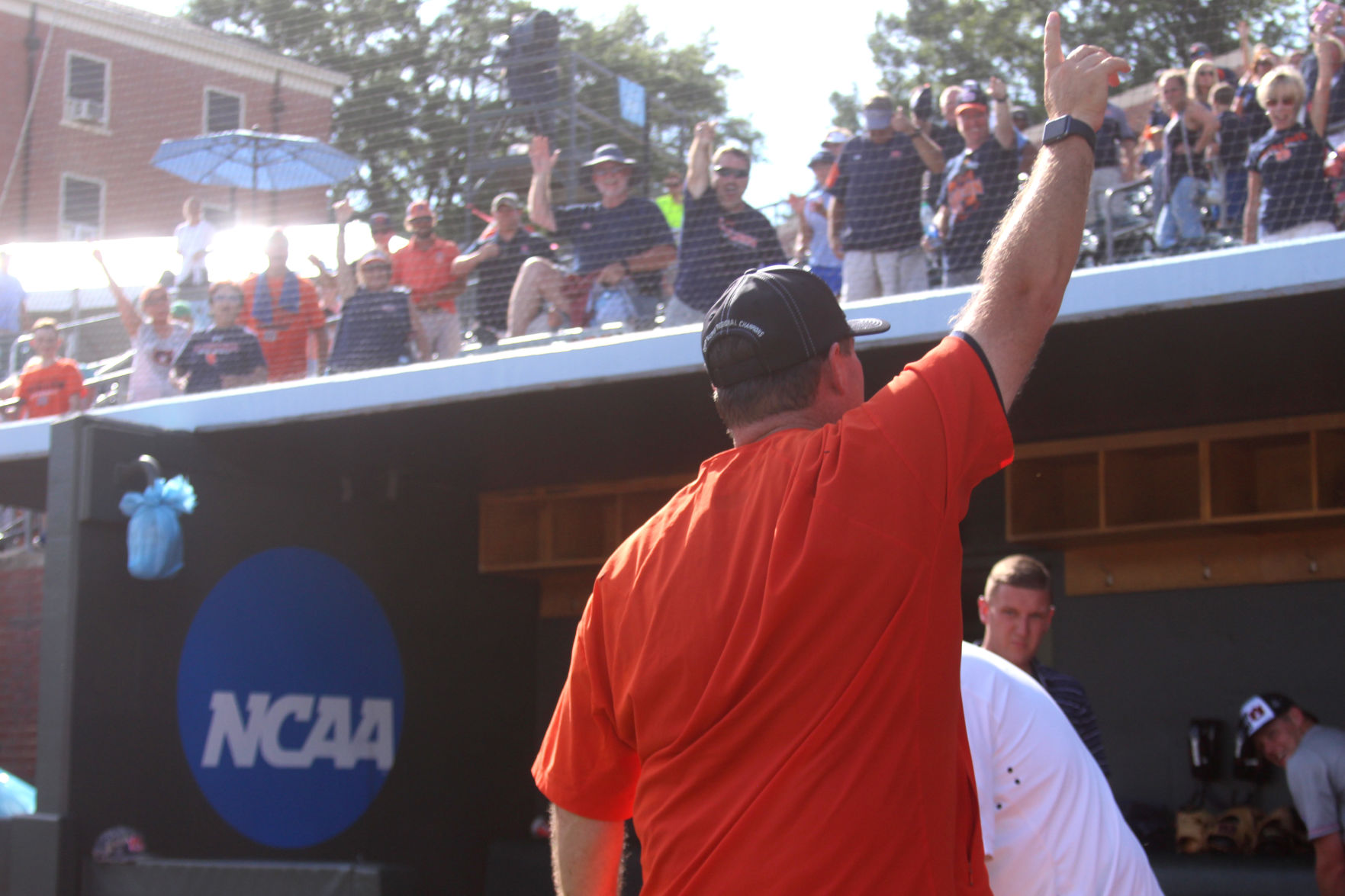 PHOTOS: Auburn celebrates Super Regional win, College World Series berth